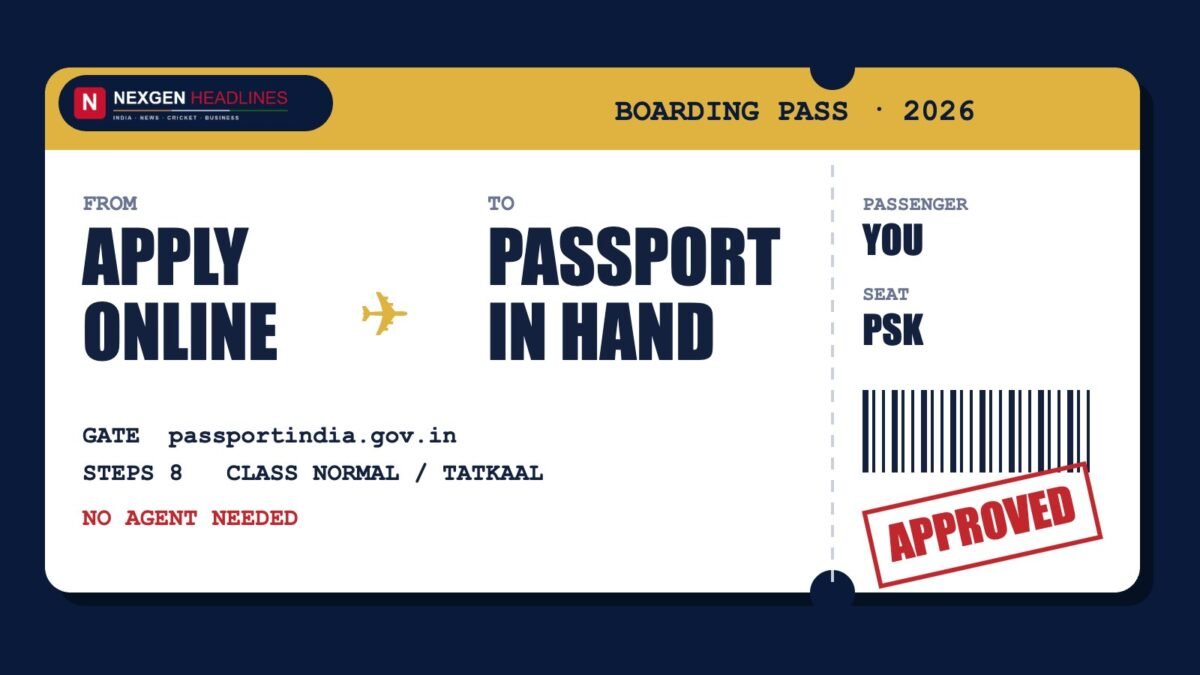Apply for a passport online in India: step-by-step boarding pass guide (2026)