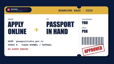 Apply for a passport online in India: step-by-step boarding pass guide (2026)